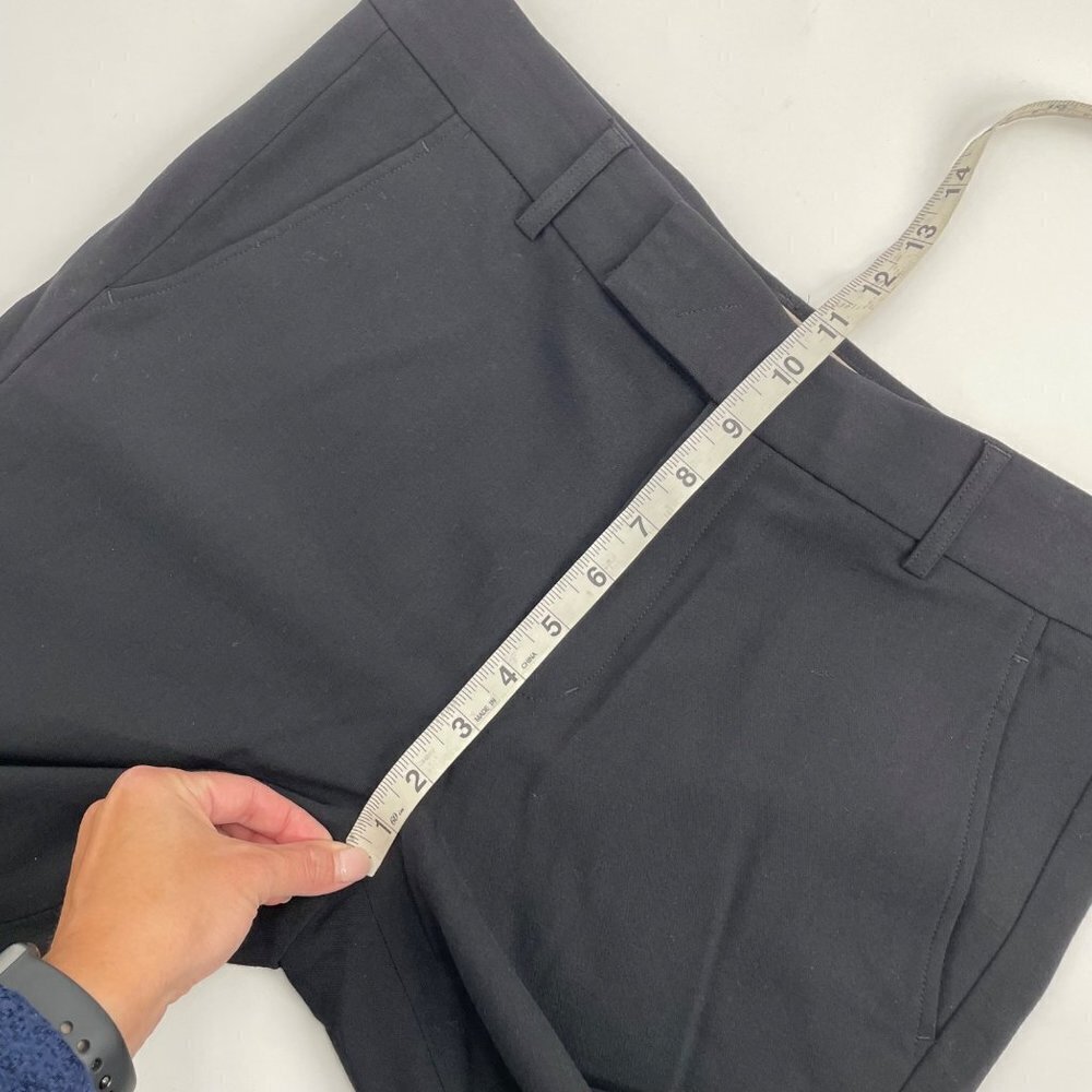 Vince Black High Rise Wool Blend Career Pants Womens Size 8 Classic Neutral - Picture 8 of 9